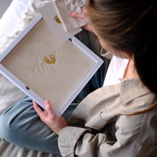 Baby Memory Book for New Parents - Keepsake Scrapbook with Stickers and Photo Album