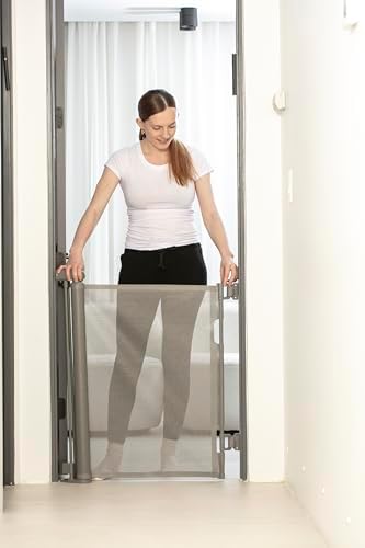 Sperric Retractable Baby Gate for Stairs and Doorway