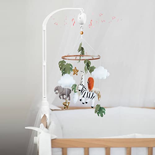 Musical Jungle Baby Crib Mobile for Boys and Girls