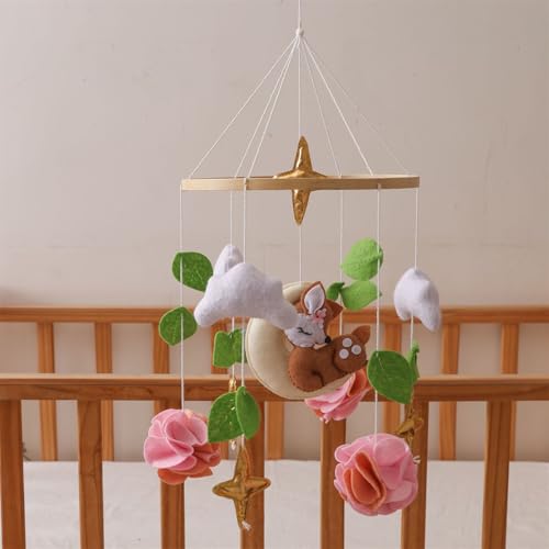 Bohemian Animal Mobile for Newborn Baby Crib Decor