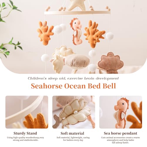 Ocean Life Theme Crib Mobile for Baby Boys Girls