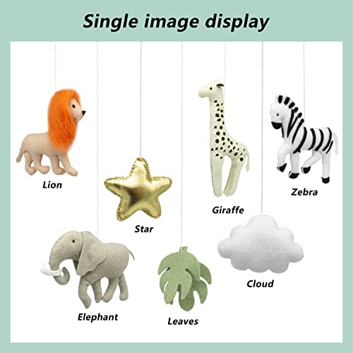 Musical Jungle Baby Crib Mobile for Boys and Girls