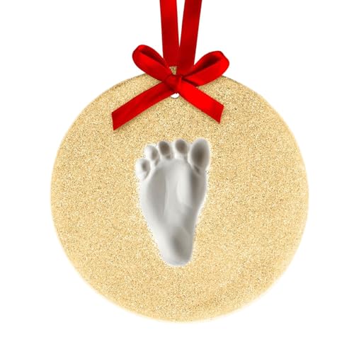 Babys First Christmas Gold Glitter Ornament Kit