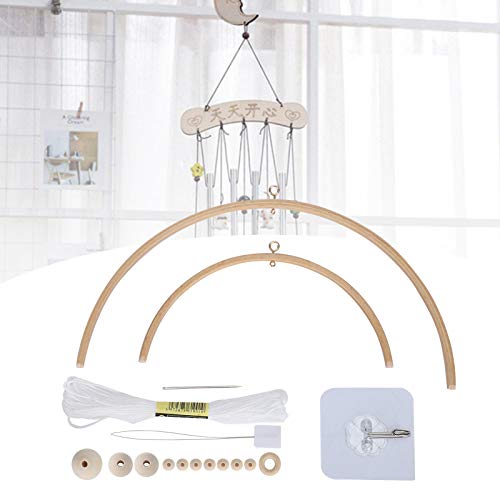 Garosa Baby Crib Mobile Handmade Wooden Wind Chimes Decor Gift