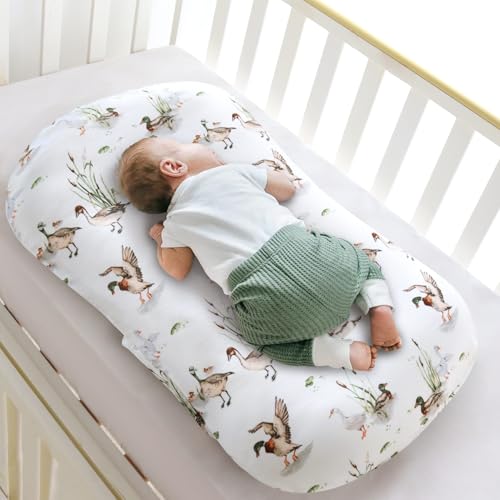 LifeTree Muslin Baby Lounger Cover Mallard Duck Pattern