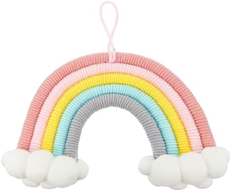 YARNOW Cloud Rainbow Wall Decor Woven Ornament