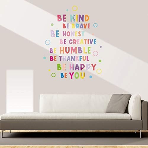 Mudder Colorful Inspirational Wall Decals for Kids