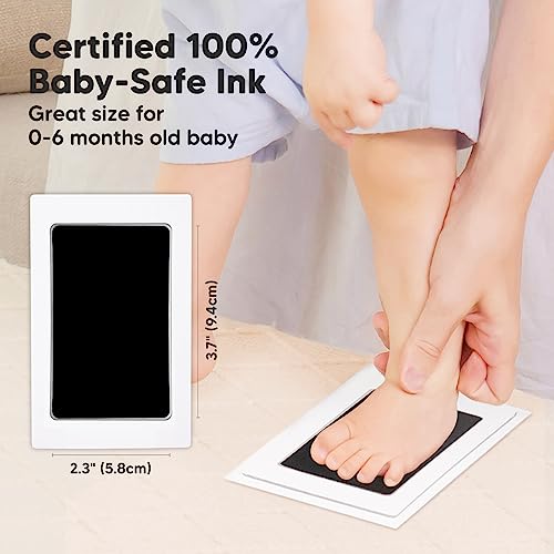 KeaBabies Baby Hand and Footprint Kit with Frame 1