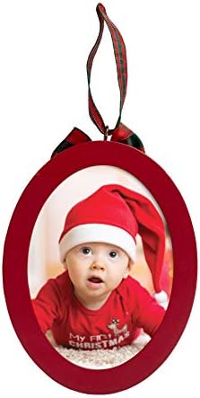Pearhead Babyprints Double-Sided Christmas Ornament with Ink Pad Pack of 2