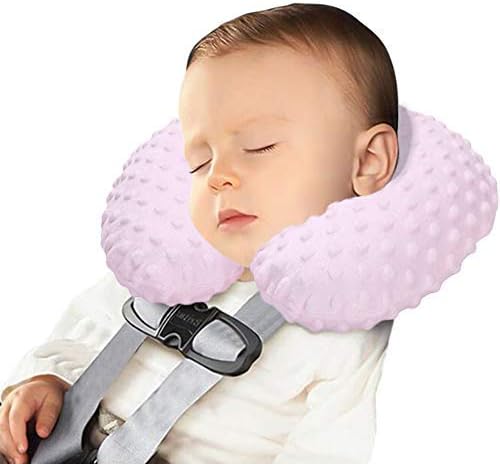 Kids Travel Pillow U Shape Inflatable Neck Support for Car Airplane Train