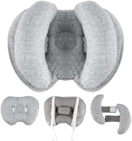 KAKIBLIN 2 in 1 Baby Head Pillow with Adjustable Width
