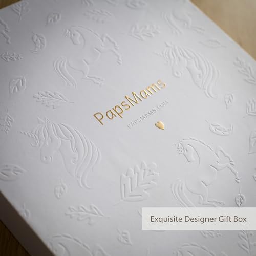 Baby Memory Book for New Parents - Keepsake Scrapbook with Stickers and Photo Album