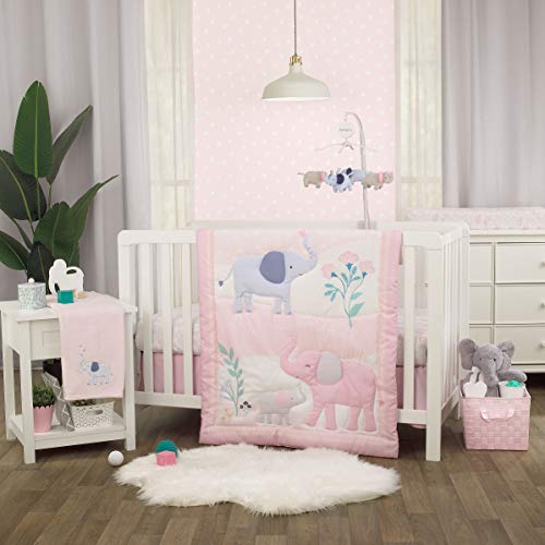 Carters Sweet Floral Elephants Musical Mobile