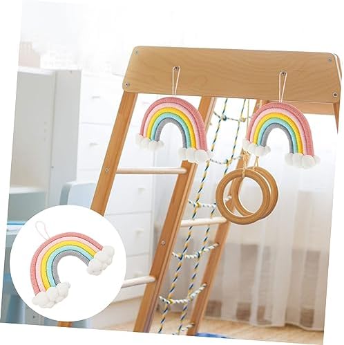 YARNOW Cloud Rainbow Wall Decor Woven Ornament