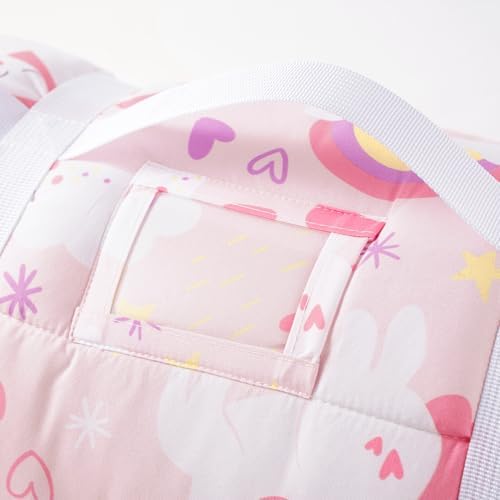 Bunnikins Clover Toddler Nap Mat with Pillow