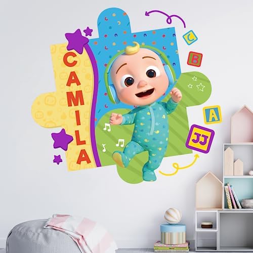 EGD CoComelon Wall Decor with Custom Name and Initials