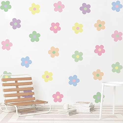 24 Pcs Y2K Flower Wall Decals Peel and Stick
