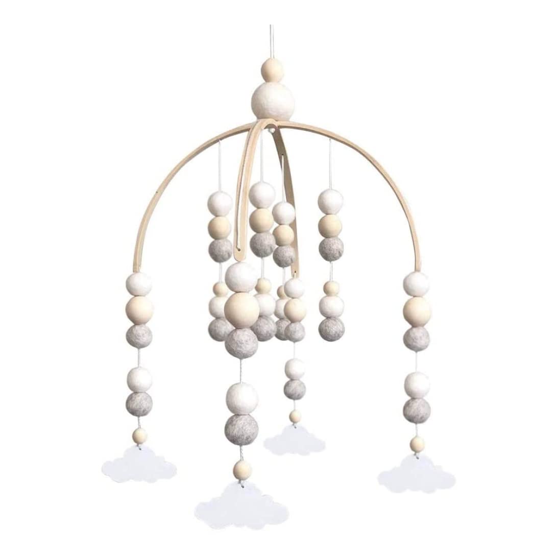 Wooden Bead Wind Chime Baby Crib Mobile