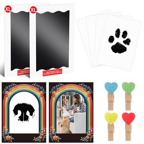Rainbow Bridge Pet Footprint Kit for Grief Relief