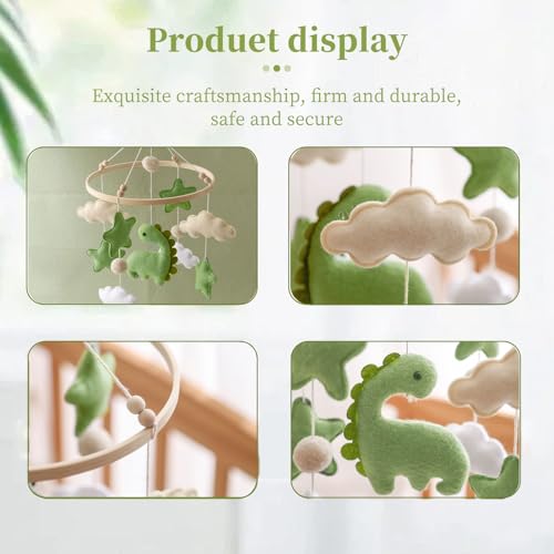 Dinosaur Diplodocus Crib Mobile for Boys Girls