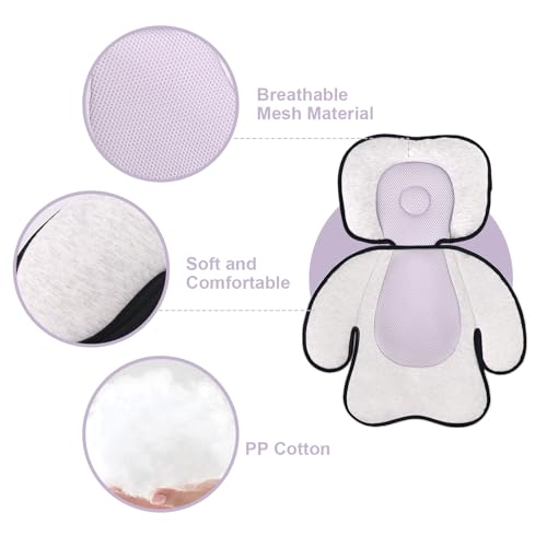 Vocheer Toddler Stroller Cushion 3 in 1 Car Seat Support Pillow for Newborn 0-12 Months