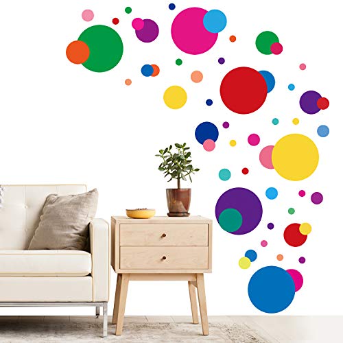 PARLAIM Polka Dot Wall Decals for Kids Bedroom