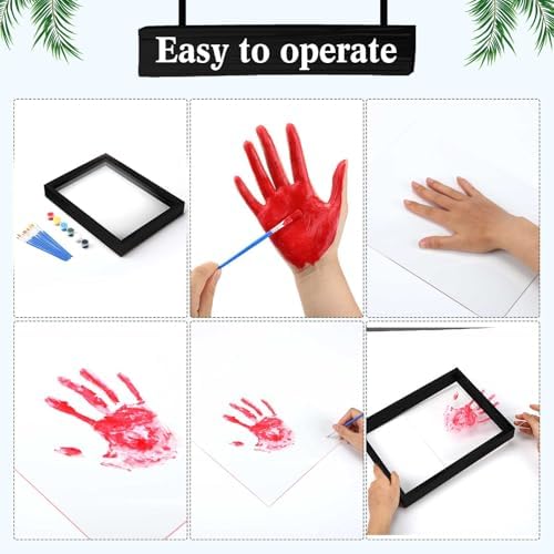 Suzile DIY Handprint Kit for Family Memories - Black Frame