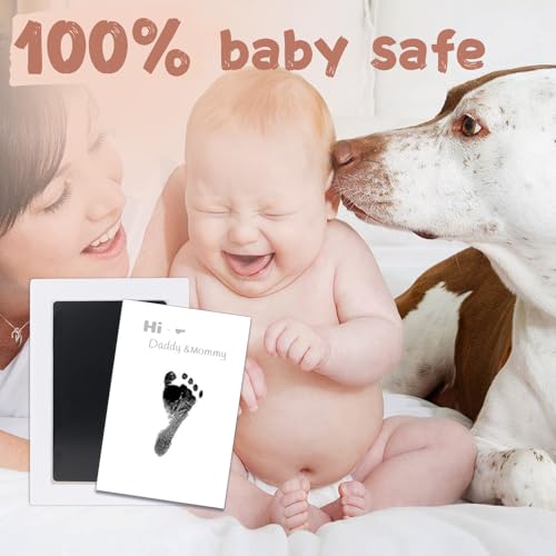 Babyqunt Inkless Hand and Footprint Kit for Newborns and Kids