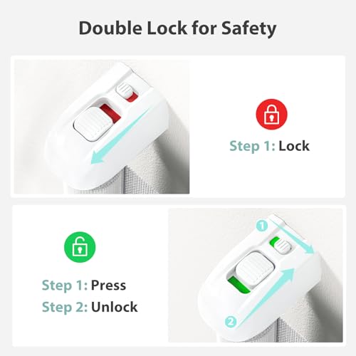 Retractable Baby Gate with Auto-Lock and Double Locking Safety