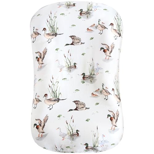 LifeTree Muslin Baby Lounger Cover Mallard Duck Pattern