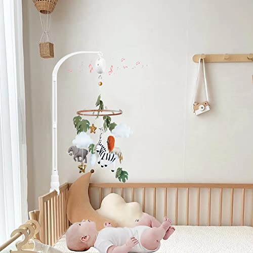 Musical Jungle Baby Crib Mobile for Boys and Girls