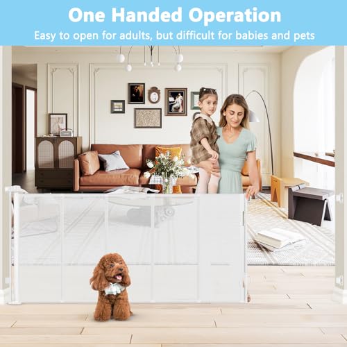 WOMHOM Reinforced 120 Inch Retractable Baby Gate