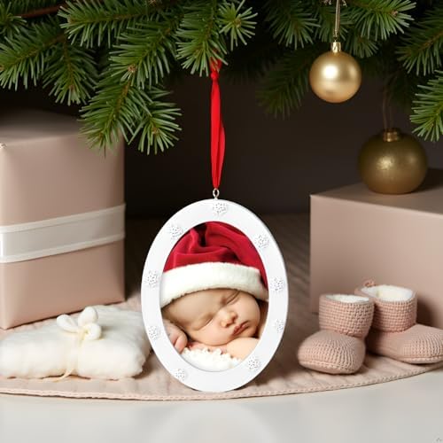 Tiny Ideas Babys First Christmas Handprint Footprint DIY Ornament