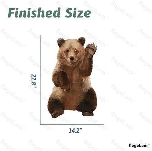 Hello Bear Wall Decal for Baby Nursery Room Decor