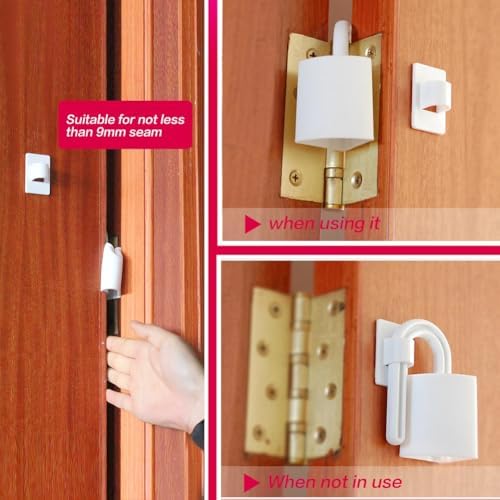 Nikou 2pcs Finger Pinch Guard Door Safety Hinge Protector