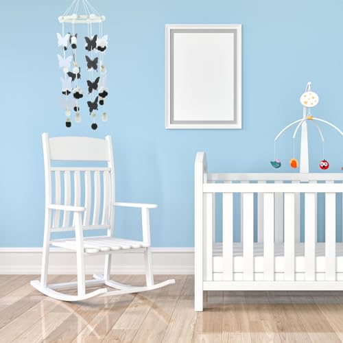 VOSAREA Mobile Butterfly Hair Balls Cute Crib Stroller Toy for Baby
