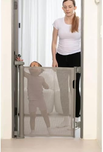 Sperric Retractable Baby Gate for Stairs and Doorway