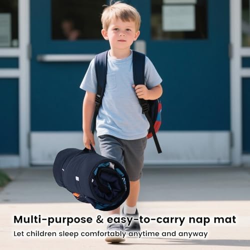 PHF Shark Toddler Nap Mat Set with Removable Pillow
