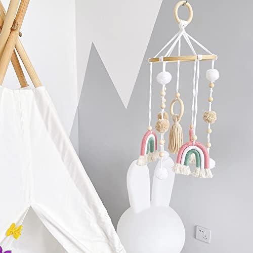 Eforcase Macrame Baby Mobile for Crib