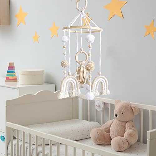 Eforcase Macrame Baby Mobile for Crib