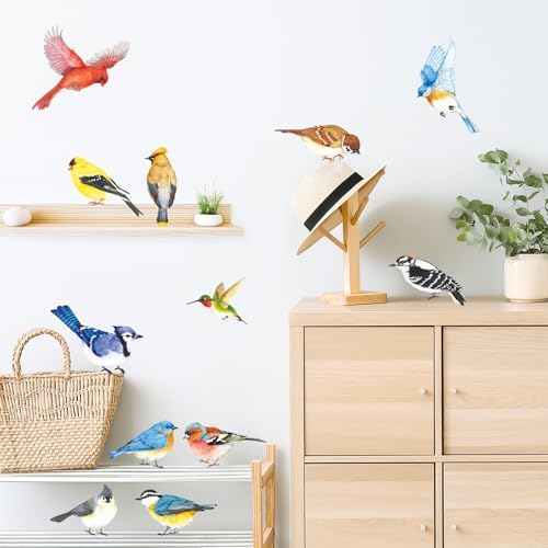 DECOWALL DS2-8042 Little Birds Wall Stickers