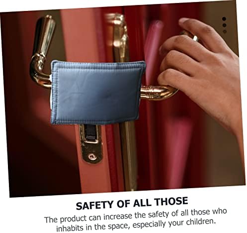 3pcs Door Cushion with Elastic Straps Noise Reducing Door Stopper