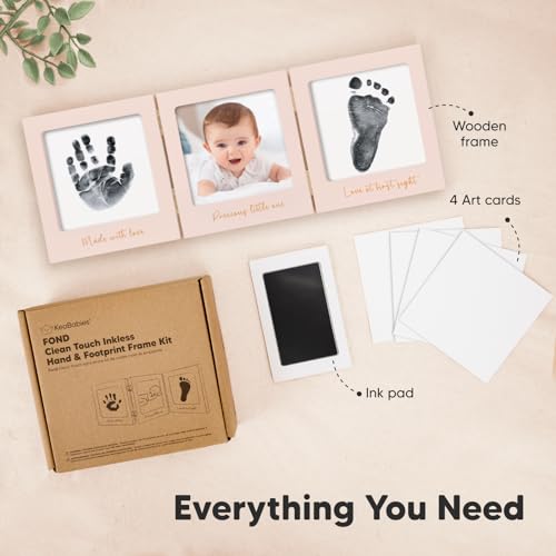 KeaBabies Inkless Handprint Footprint Keepsake Kit 1