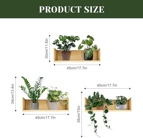 3D Green Plants Wall Decals for Home Decor