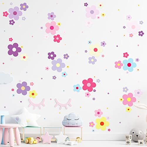 TaoBary 288 Pcs Y2k Cute Flowers Wall Sticker 1