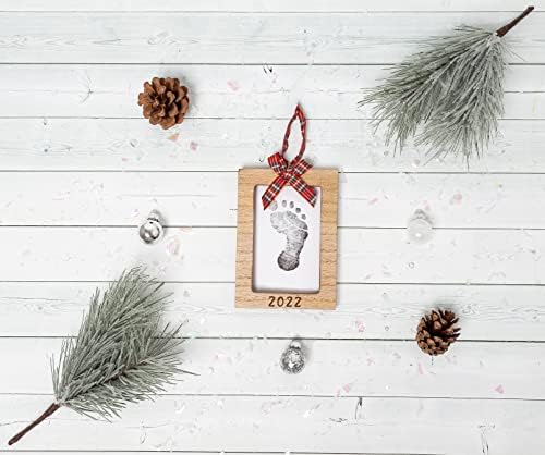 Babys Print Natural Ornament - 2022 Christmas Keepsake