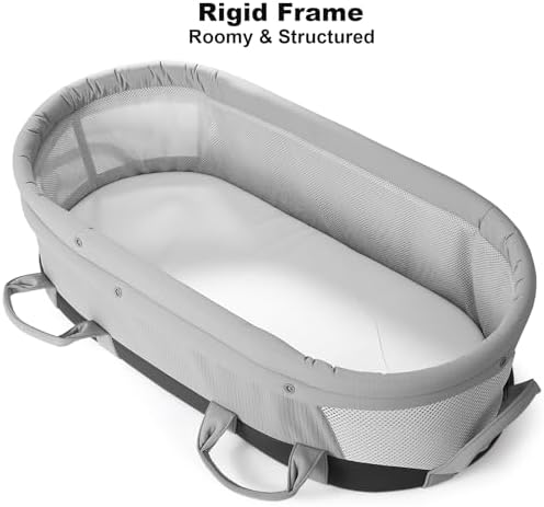 SUNVENO Portable Travel Bassinet for Newborns