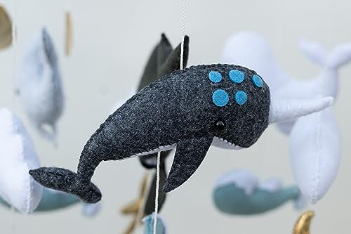 Fox Dream Ocean Animals Baby Mobile Whale