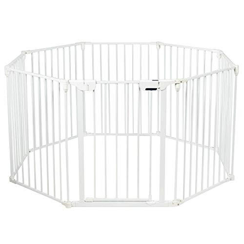 Costzon Baby Safety Gate with Walk-Through Door