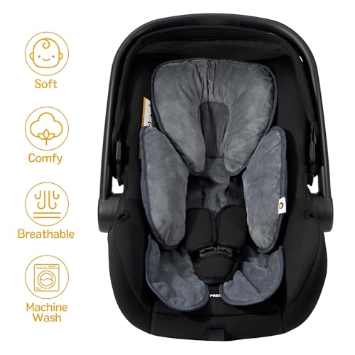 Deppon Infant Car Seat Insert Blue Opal 2-in-1 Reversible Cushion